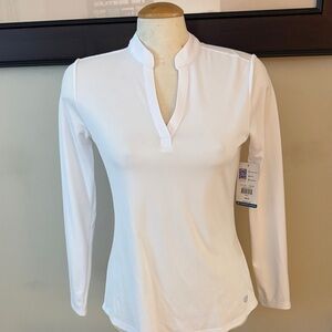 Reel Legends Women's White Long Sleeve Top